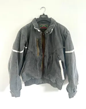 Anchor Blue Bomber Jacket thumbnail 3