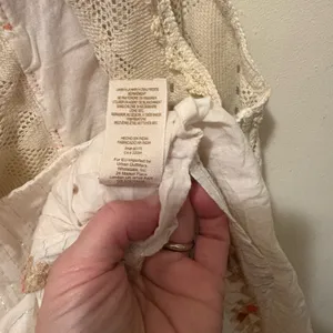 Free People Water Lily mirror mini dress crochet size‎ 2 lined thumbnail 11