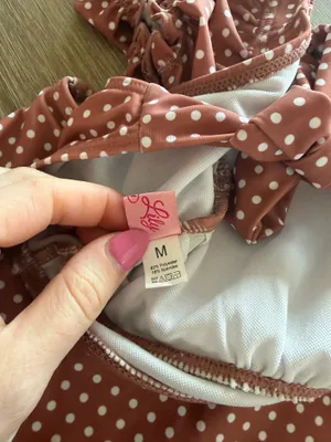 Pink Lily Polka Dot Bikini thumbnail 3