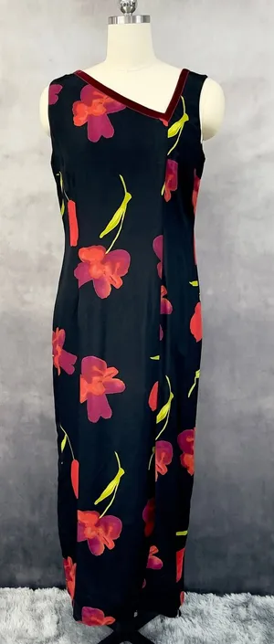 VTG Jennifer Jeffries Womens Sleeveless Dress Size 12 Artsy Going‎ Out Gallery thumbnail 1