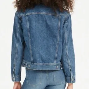 Everlane Trucker Blue Denim Jean Jacket S thumbnail 6