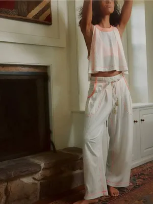 FREE PEOPLE NWT Weekender Lounge Set / Ivory Combo thumbnail 4