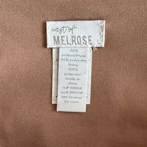 Brown Leather Women's Top Size L thumbnail 3