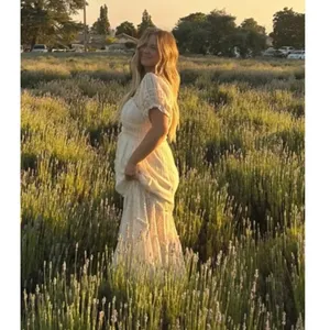 NEW Free People Falling Sun Puff Sleeve Midi Dress Size XS thumbnail 4