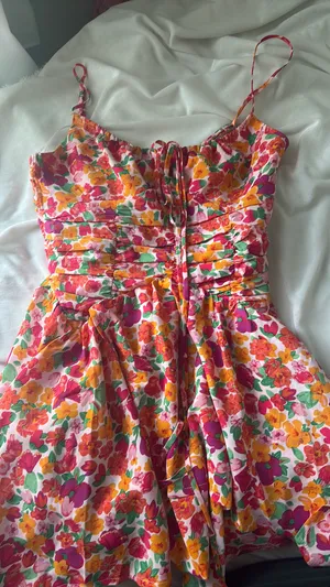 Princess Polly Pink and Orange Mini Sundress thumbnail 2