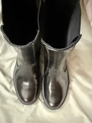 ZARA Black Chelsea Boots thumbnail 4