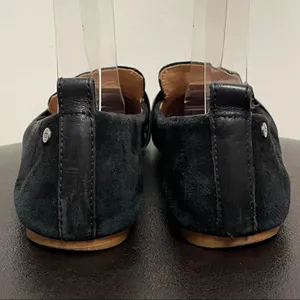 Ugg Black Jonette Suede Leather Flats 6 Almond Toe *No Box* thumbnail 6