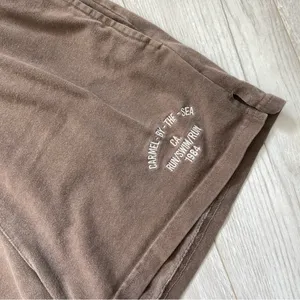 Brandy Melville Shorts cotton carmel by the sea california womens Brown one size thumbnail 2