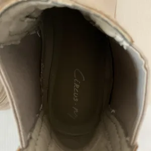 Circus by Sam Edelman NY Beige Platform Chelsea Boots Women’s Sz 6.5 Chunky Sole Ankle Booties thumbnail 7