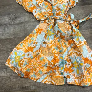 &Merci orange‎ and blue mini dress size S thumbnail 2