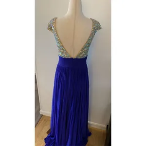 Prom dress blue long blue dress prom or fancy dress up event size 6 thumbnail 5