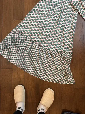 Boden Anita Jersey Midi Dress in Oriental Ivy Size 4 thumbnail 5