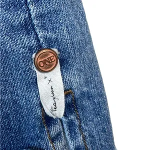 One X ONE TEASPOON 2020 Mini Distressed High Waisted Denim Skirt sz 24 Preppy‎ thumbnail 3