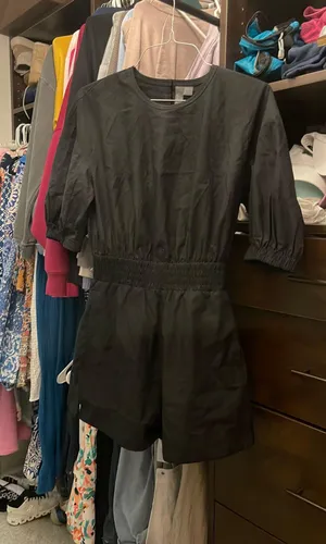 Anthropologie Black Jumpsuit thumbnail 1