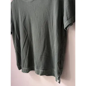 Old Navy Washed Sage Green Oversized Boxy Tee Shirt 100% Cotton Crew Neck XS thumbnail 4