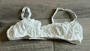 For love and lemons white bikini top thumbnail 1