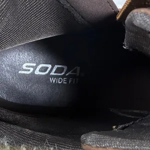 Soda Faux Leather Lace Up Combat‎ Ankle Boots Knit Cuff Block Heel Lug Sole 9W thumbnail 13