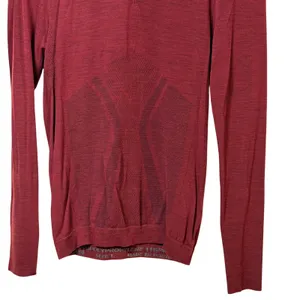 Helly Hansen Lifa Merino Seamless 1/2 Zip Womens Large Burgundy 48344-117 Audi thumbnail 4