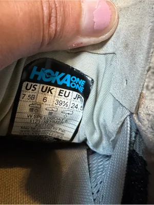 Hoka Speedgoat 5 Women's Gray and Mint Performance Running Shoes thumbnail 6