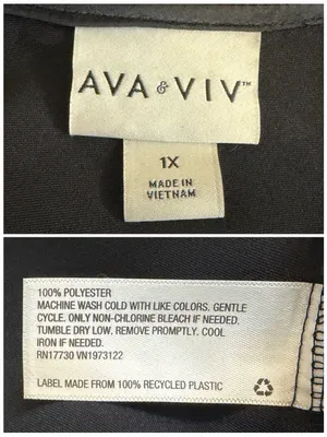 Ava and Viv Midi Dress 1X Satin Cowl Neck Adjustable Strap Black Cocktail Party thumbnail 14