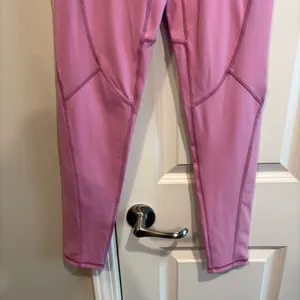 Offline by Aerie Pink High Waisted Full Length Activewear Leggings Size Medium thumbnail 3