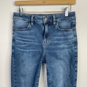 American Eagle Hi Rise Jeggings Distressed Thrashed Skinny Ankle Jeans womens 8 thumbnail 2