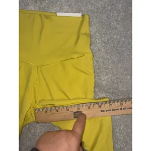 offline by aerie hi rise shorts bike Chartreuse NWT Xs thumbnail 8