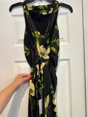 Reformation Anaiis Silk Dress thumbnail 4