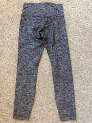 Lululemon Heather Gray High Rise Soft Active Leggings thumbnail 2