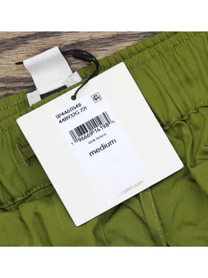 NWT Calvin Klein Womens Drawstring Wide-Leg Pants 44B932G Dark Leaves Green M thumbnail 10