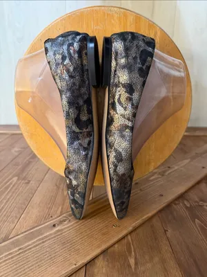 Trotters Signature Women’s Metallic Animal Print Pointed Toe Flats Size 8.5N Lea thumbnail 5