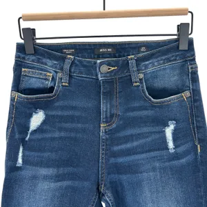 Miss Me‎ Womens High Rise Bootcut Distressed Back Flap Pocket Jeans Size 25x33 thumbnail 3