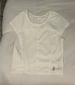 Free People White cropped Athletic Top thumbnail 2