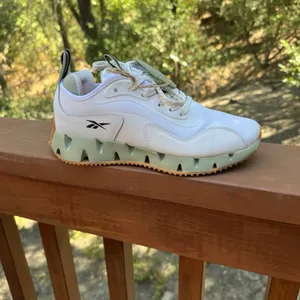 New Reebok Women's Zig Dynamica 4‎ Running Shoes White/Green 30106WWKV Size 8 thumbnail 8