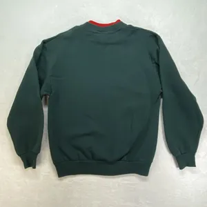 Top Stitch by Morning‎ Sun Sweatshirt Womens M Green Pullover Christmas Cardinal thumbnail 9