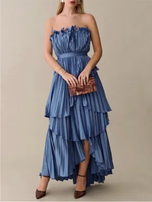 AMUR Janey Gown Blue Size 0 thumbnail 5