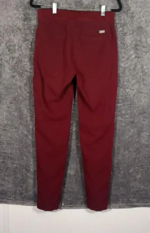 Figs Axim cargo scrub pants burgundy size small women thumbnail 4