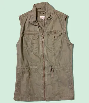 Olive Green Vest thumbnail 1