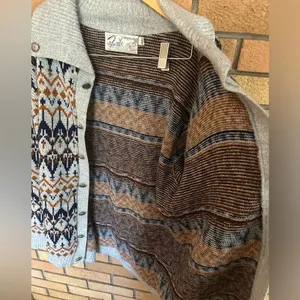 Vintage Faibo Woolens Faribault Woolen Mills Button Up Knit Cardigan Size XL thumbnail 6