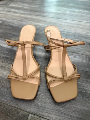 J. Crew Strappy Kitten-heel Sandals Nude 8.5 thumbnail 2