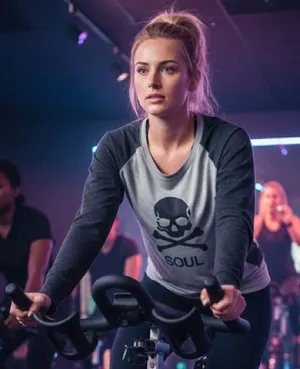 $85 NWT NIKE Soul Cycle pullover M thumbnail 1