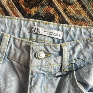 Zara High Waist Long Length Regular Leg Jeans thumbnail 7