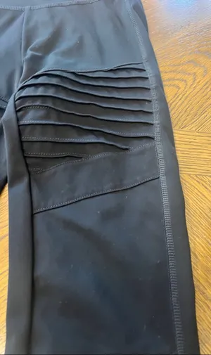 American Eagle Black The Everything Legging Moto Textured Size Small Short thumbnail 8