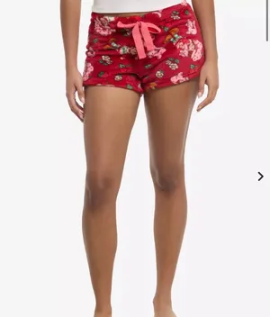 Five Below Shrek Donkey Sleep Lounge Shorts Womens Large Pink Valentine thumbnail 3