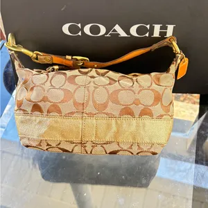 Coach Brown and Tan Women's Vintage Bag thumbnail 1