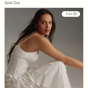 NWT Anthropologie Maeve Sleeveless Embellished Smocked Midi Dress thumbnail 5
