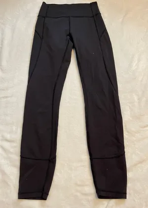 Lululemon Black Lulu Leggings thumbnail 1
