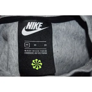 Nike Sportswear Tech‎ Fleece Crewneck Sweatshirt Heather Grey Women's Medium thumbnail 8