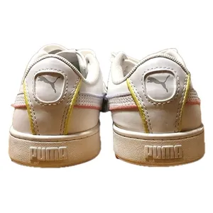 PUMA Vikky V2 Low Top White Sneakers Women's Sz 6.5 Leather lace Up Basketball thumbnail 2