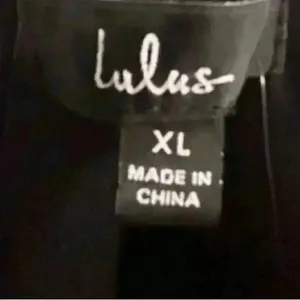 Lulus Women's XL Black Crochet‎ Sleeveless V-Neck Midi Dress-NWT thumbnail 8